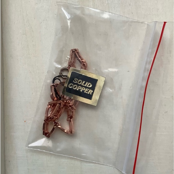 New vintage fancy SOLID COPPER bracelet - Picture 11 of 11